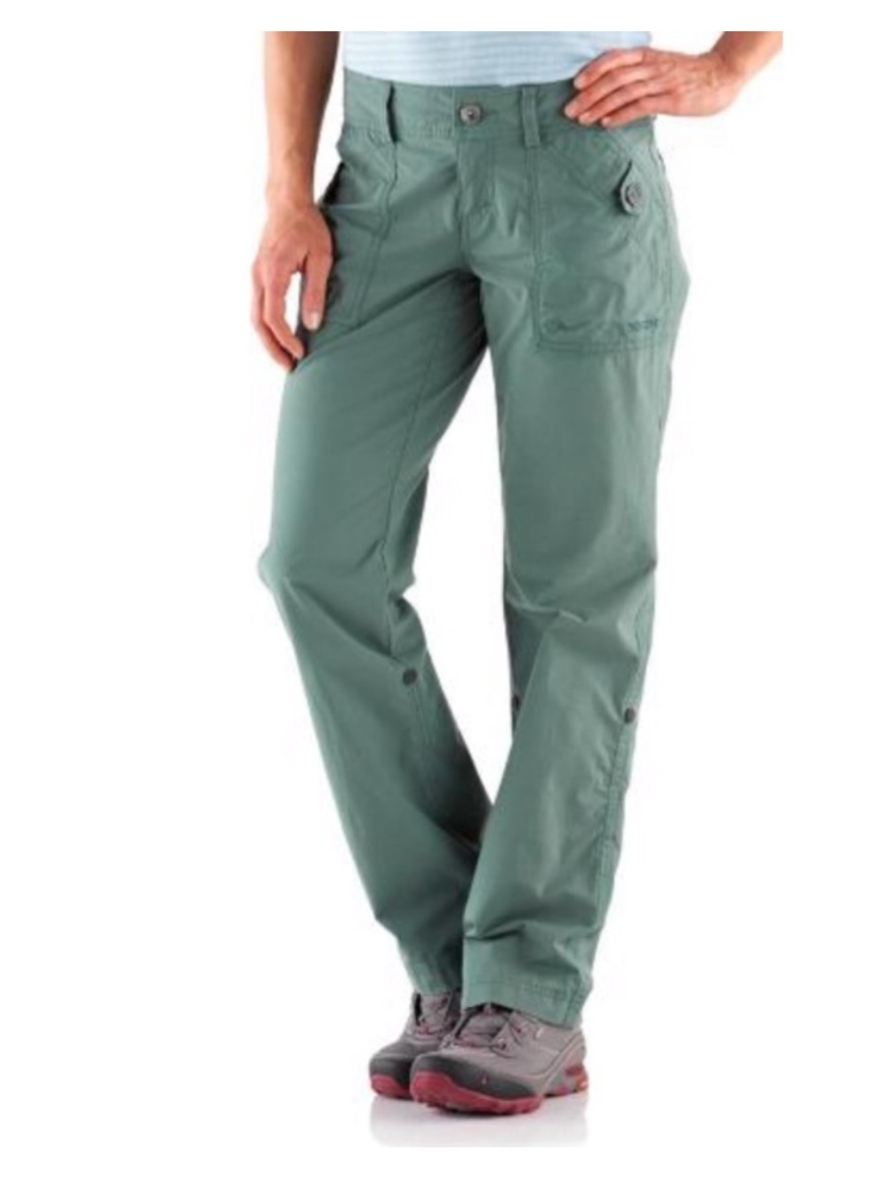 Marmot Ginny Green Cargo Hiking Convertible Gorpcore Outdoor Pants Size 8